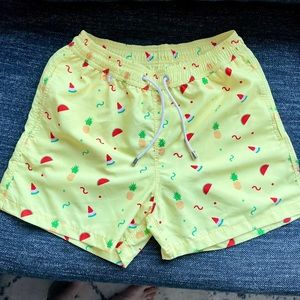 New, colorful swim trunks - European designer